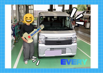 エブリイご納車です！！(*´▽｀*)