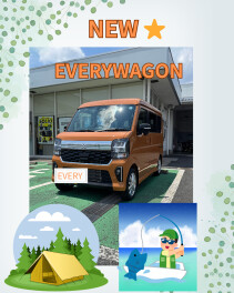 エブリイワゴン試乗車入庫！！