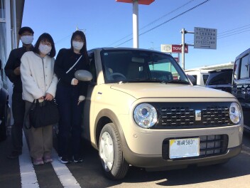 Ｓ様　この度はラパンのご納車ありがとうございました。
