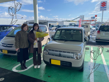 ＊W様　新車アルトラパンご納車＊