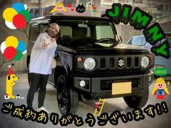 Jimny～☆★本社に出張納車行ってきました（￣+ー￣）♪