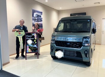 S様　エブリィワゴンの納車ありがとうございます。
