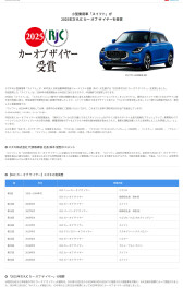 ２０２５年次 ＲＪＣカーオブザイヤー受賞!!