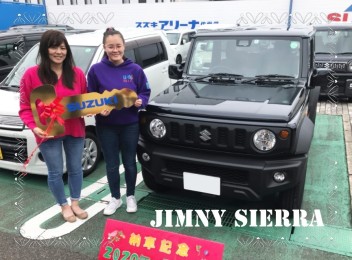 ジムニーシエラ納車しました♪