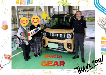スペーシアギアご納車です！！♪♪