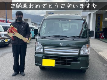 K様のスーパーキャリイを納車いたしました！