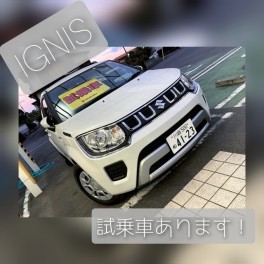 イグニス試乗車あります！