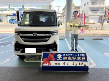 ☆★☆　N様スペーシアカスタムご納車です！　☆★☆