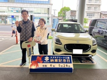 ☆★☆　Y様 スイフトご納車です！　☆★☆