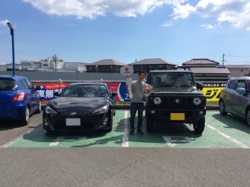 当店第1号様！祝・ジムニーご納車！