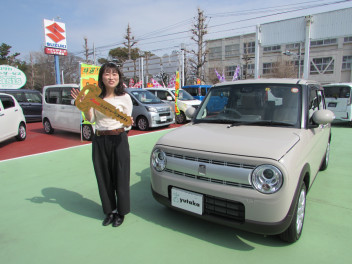 ご納車おめでとうございます♪＊ラパン＊