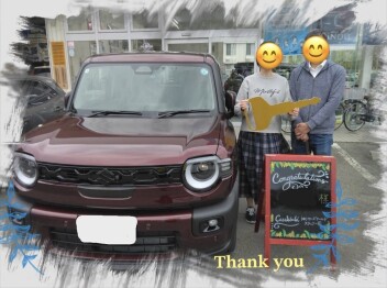 F様　新車ｸﾛｽﾋﾞｰご納車おめでとうございます！