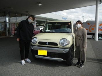 ハスラーご納車おめでとうございます！