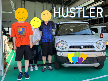 ハスラー納車式！　＼週末はスズキへ♪／＼愛車無料点検も実施中！／
