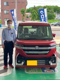 H様　スペーシアカスタムご納車おめでとうございます！！