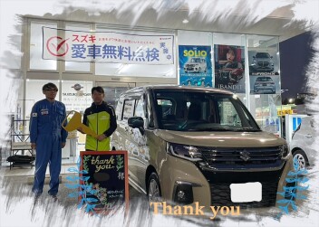 H様　中古車ｿﾘｵご納車おめでとうございます！