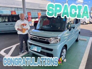 スペーシアご納車おめでとうございます☆