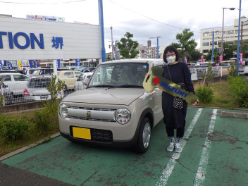 H様ラパンご納車