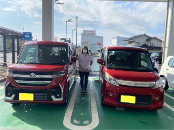 スペーシアカスタム納車いたしました！