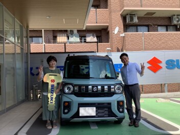 スペーシアギアのご納車おめでとうございます！