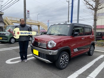 Ｋ様　ハスラーご納車おめでとうございました！