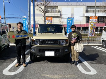 T様　ジムニーシエラご納車おめでとうございました！！