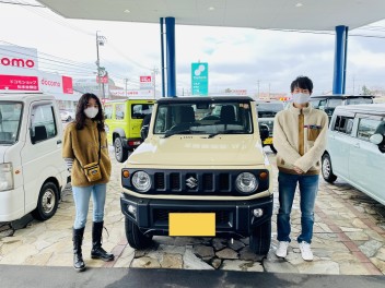 ♪ジムニーご納車おめでとうございます♪♪
