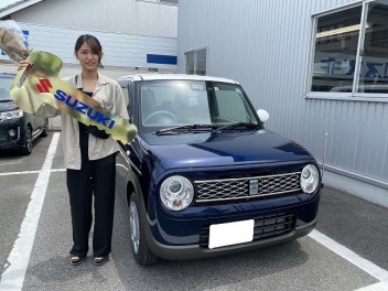 M様　ラパンご納車おめでとうございました！