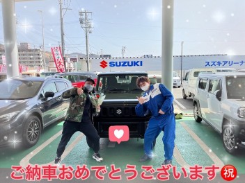 ジムニー納車！かえるプラン！スズキ定額マイカー７！