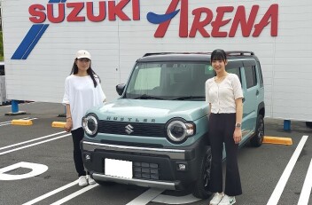 新車ハスラー納車しました。