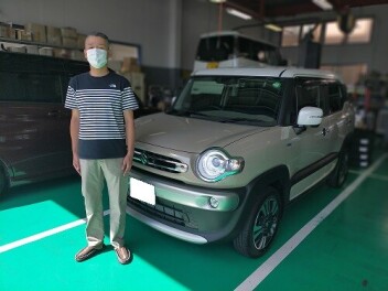 新車クロスビー納車しました。