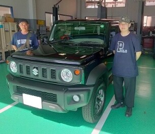 新車ジムニーシエラ納車しました。