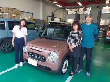 ラパンＬＣ納車しました。
