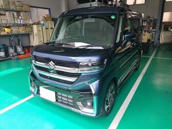 新車スペーシアカスタム納車しました。