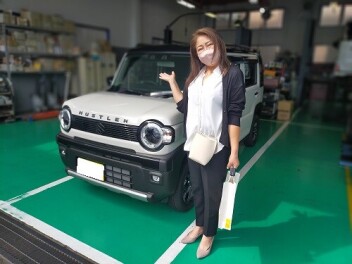 新車ハスラー納車しました。