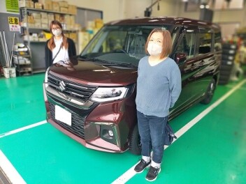 新車ソリオ納車しました。