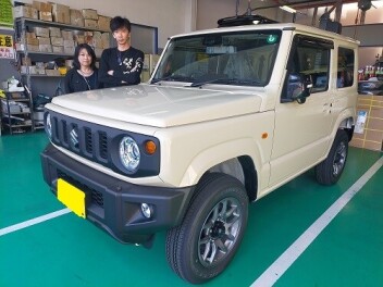 新車ジムニーシエラ納車しました。
