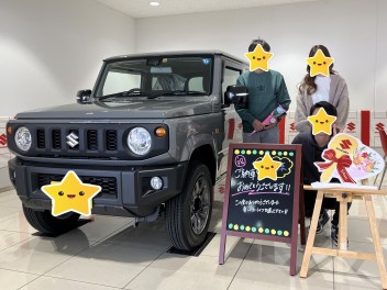 Ｙ様、ジムニーご納車させていただきました！！