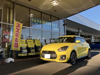 スイフトスポーツご納車おめでとうございます♪