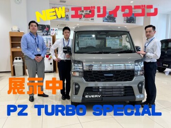 NEWエブリイワゴン展示車あります。