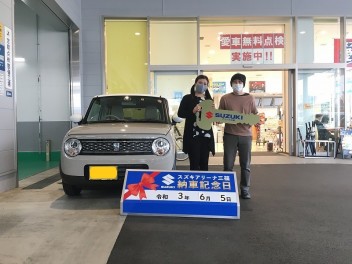 ☆★☆　Ｈ様 ラパンご納車です！　☆★☆