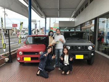 Ｎ様☆祝ＮＥＷジムニー納車式☆