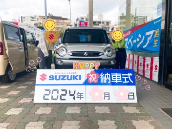 クロスビ―納車しました。
