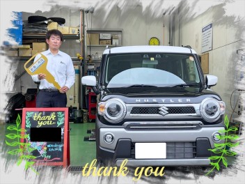 Ｋ様、新車ハスラーご納車おめでとうございます！