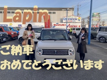 ラパンご納車でした！