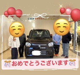 アルトご納車おめでとうございます。