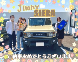 ジムニーシエラご納車式☆