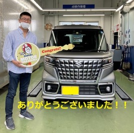 Y様　スペーシアカスタム納車式(^^♪