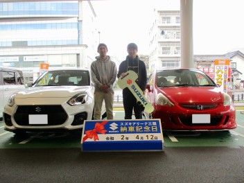 ☆★☆　M様、スイフトスポーツご納車です　☆★☆