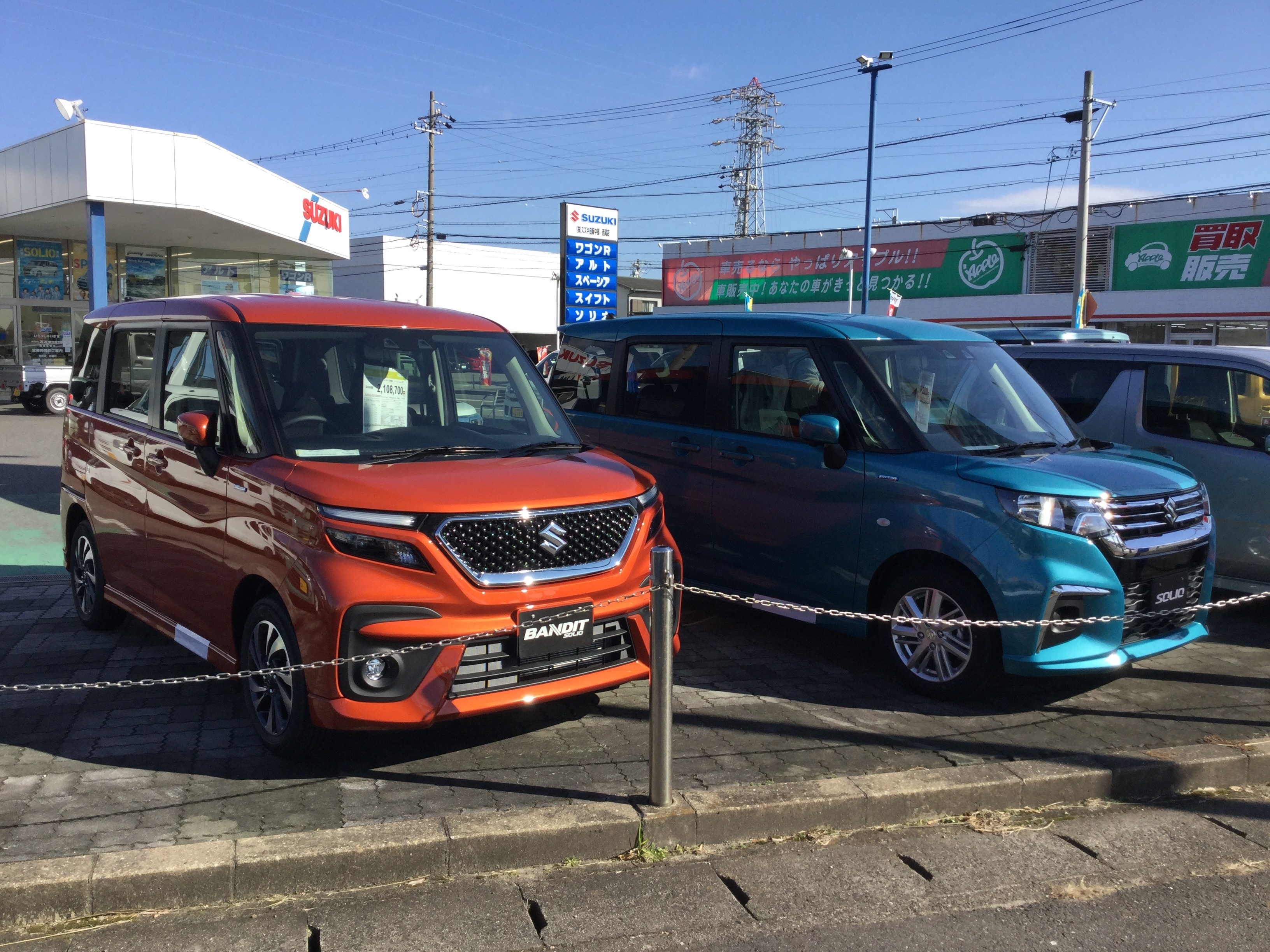 新型ソリオ バンディット 展示車入庫しました 新車情報 お店ブログ 株式会社スズキ自販中部 西尾店